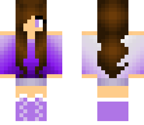 the purple girl