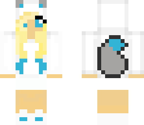 dark blue wolf girl