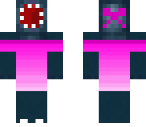 lady squid with a pink dress
