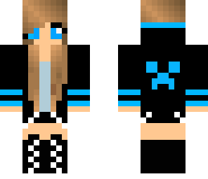 gamer girl with blue eyes