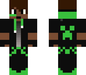 black and green
