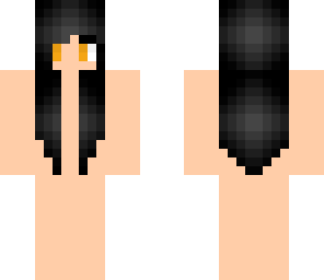 black hair girl skin base