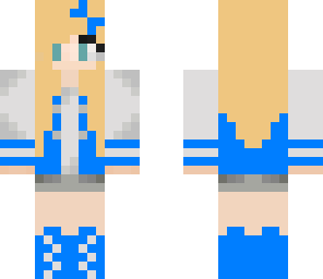 blue girl