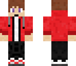 red hoodie boy