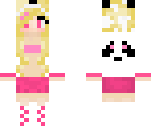pink panda girl