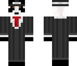 panda mobster better shirt and tie and shoes
