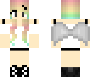 angel with rainbow hair