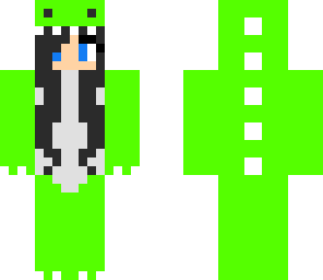 green dinosaur girl