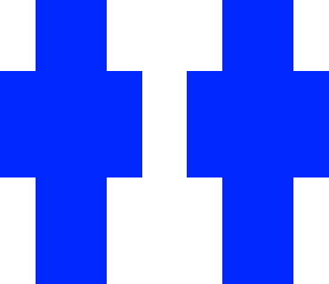 blue man