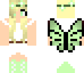 green flower fairy