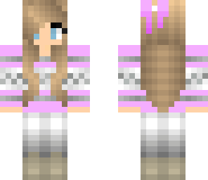 edited pink winter girl