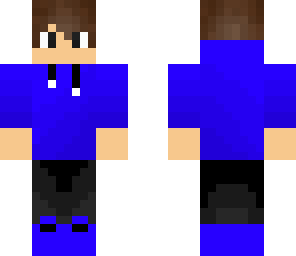blue hoodie boy