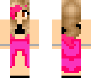 pink summer dress girl