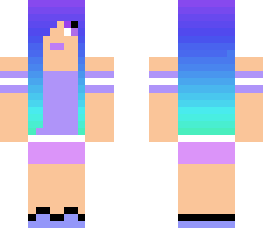 blue girl