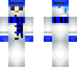 blue snowman
