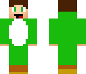 me with a yoshi onesie