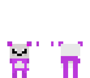 sweet purple baby panda