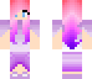 pink and purple candy girl