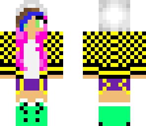 pink checker lady
