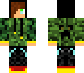 camouflaged creeper hoodie