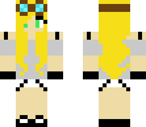 steampunk with yellow hair