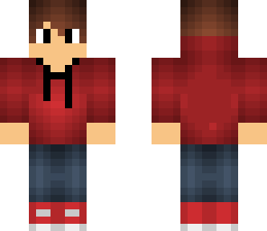 red hoodie boy