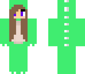 green dino girl