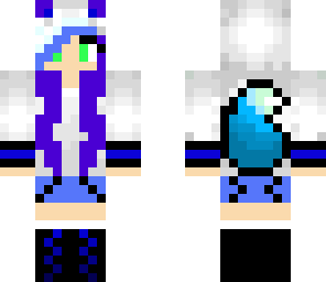 blue wolf girl