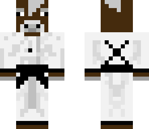 black belt cow