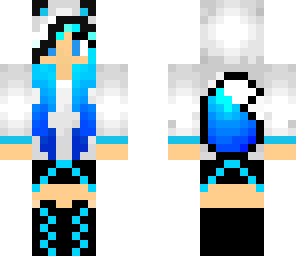 blue wolf girl