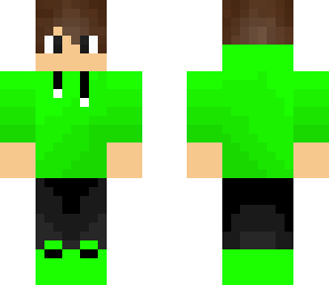 green hoodie boy