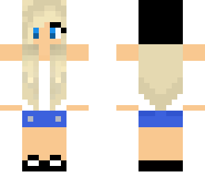 blue awesome girl