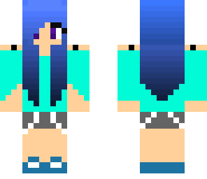 regular blue girl