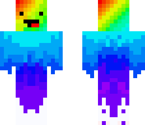 rainbow paint man
