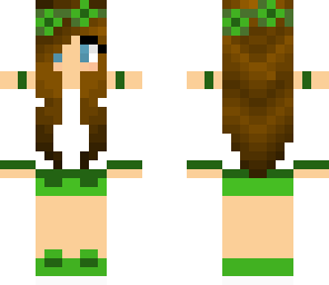 green flower girl