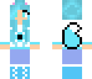 blue fox girl