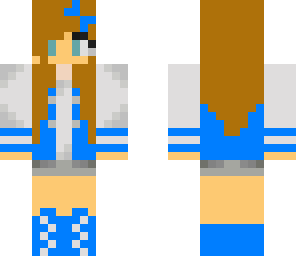 blue skinned girl