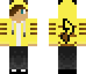 teal pikachu boy