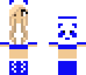 blue panda