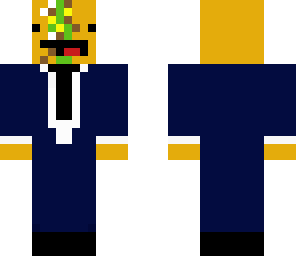 taco in blue suit