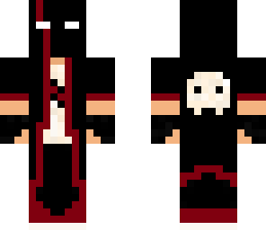 the red and black man 