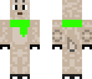 goat with lime green scarf