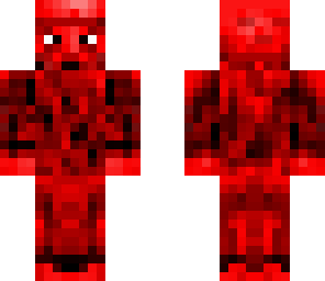 red boring guy with red pimples