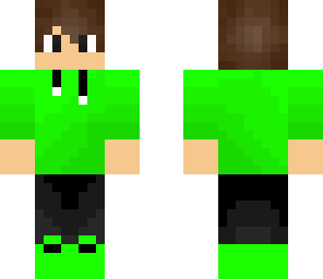 green hoodie boy