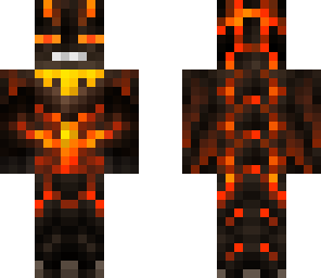grinning lava dragon