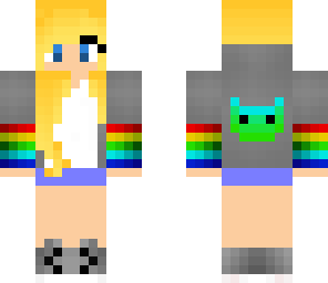 rainbow girl