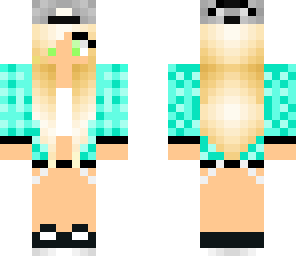 edited blonde girl