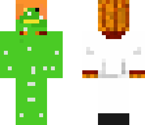 creeper with a helmet
