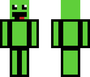 happy green dude