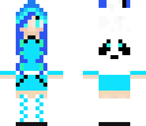 blue panda